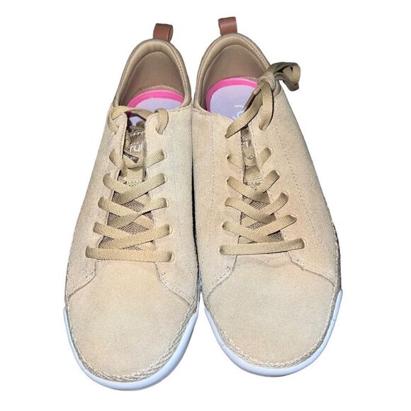 Ryka tan suede women’s low top lace sneakers size 9.5 - Picture 2 of 8